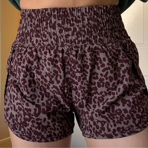 GAP Brown and Black Athletic Shorts Moisture-Wicking Elastic Waistband